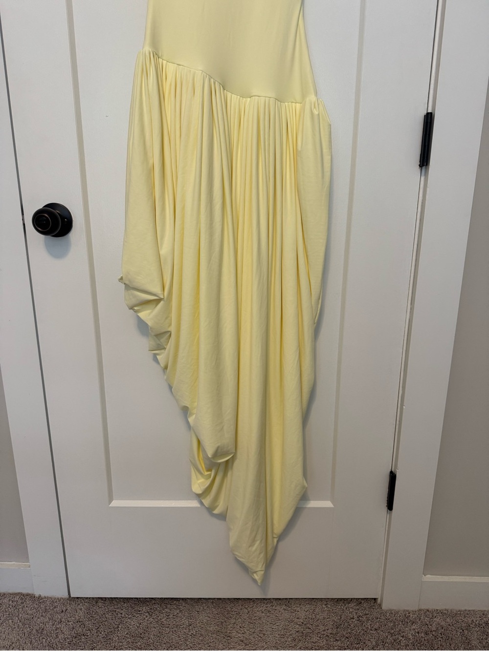 Deme by Gabriella Penelope Dress Sleeveless High-Neck Draped Maxi Dress - Picture 7 of 8